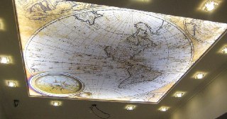 Натяжной потолок с фотопечатью Воткинск, цена от 6263 руб.